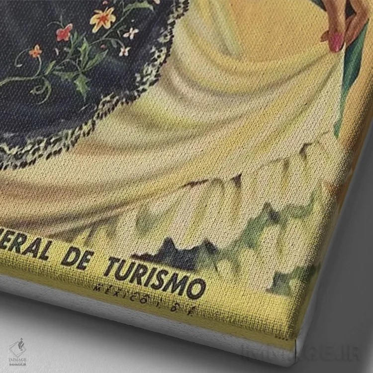 تابلو دکوراتیو مکزیک: گردشگری II - نمای نزدیک بافت بوم