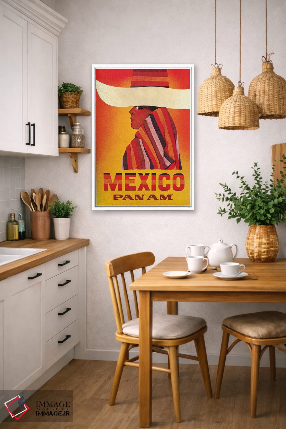 تابلو دکوراتیو مکزیک - D6W