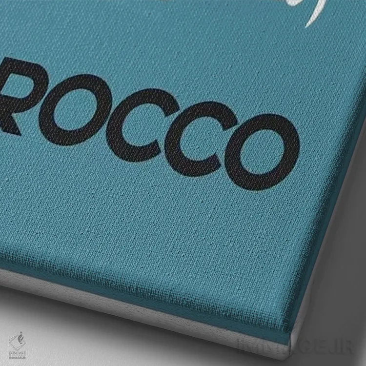 تابلو دکوراتیو مراکش: گردشگری - نمای نزدیک بافت بوم