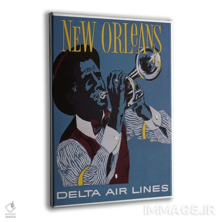 تابلو دکوراتیو نیواورلئان - نمای پرسپکتیو محصول