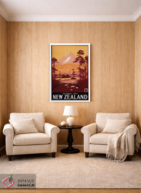 تابلو دکوراتیو New Zealand,کوه اگمونت، نیوزلند - D1W