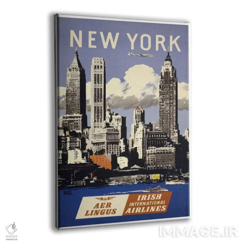تابلو دکوراتیو نیویورک - نمای پرسپکتیو محصول