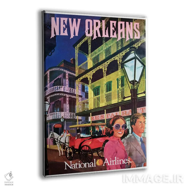 تابلو دکوراتیو نیواورلئان - نمای پرسپکتیو محصول