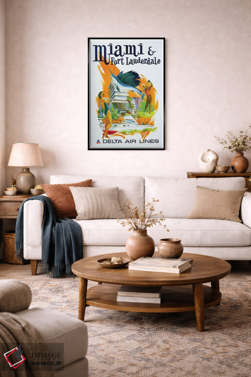 تابلو دکوراتیو میامی و فورت لادردیل - D4B