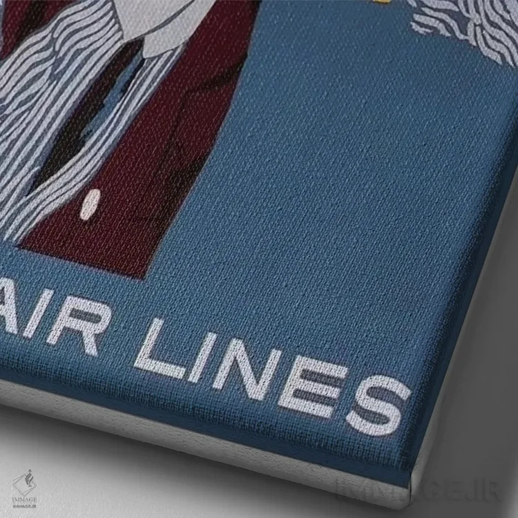 تابلو دکوراتیو نیواورلئان - نمای نزدیک بافت بوم