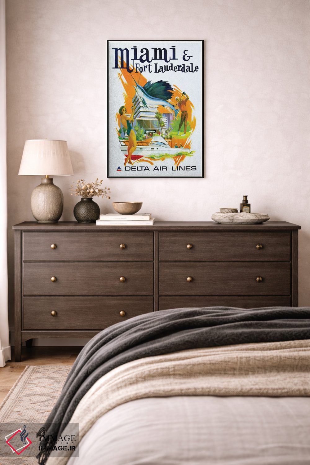 تابلو دکوراتیو میامی و فورت لادردیل - D5B