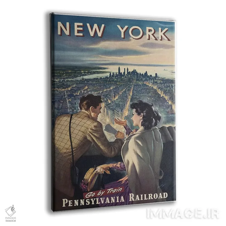 تابلو مدرن نیویورک - نمای پرسپکتیو محصول