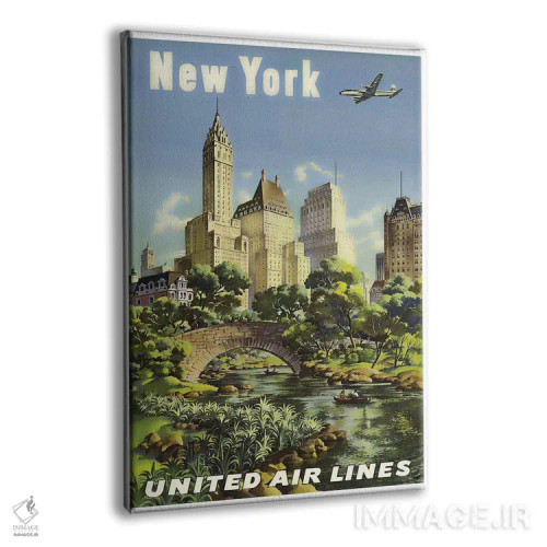 تابلو دکوراتیو نیویورک - نمای پرسپکتیو محصول