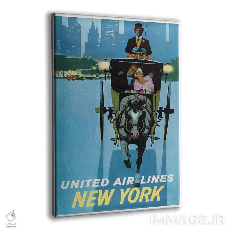 تابلو دکوراتیو نیویورک - نمای پرسپکتیو محصول