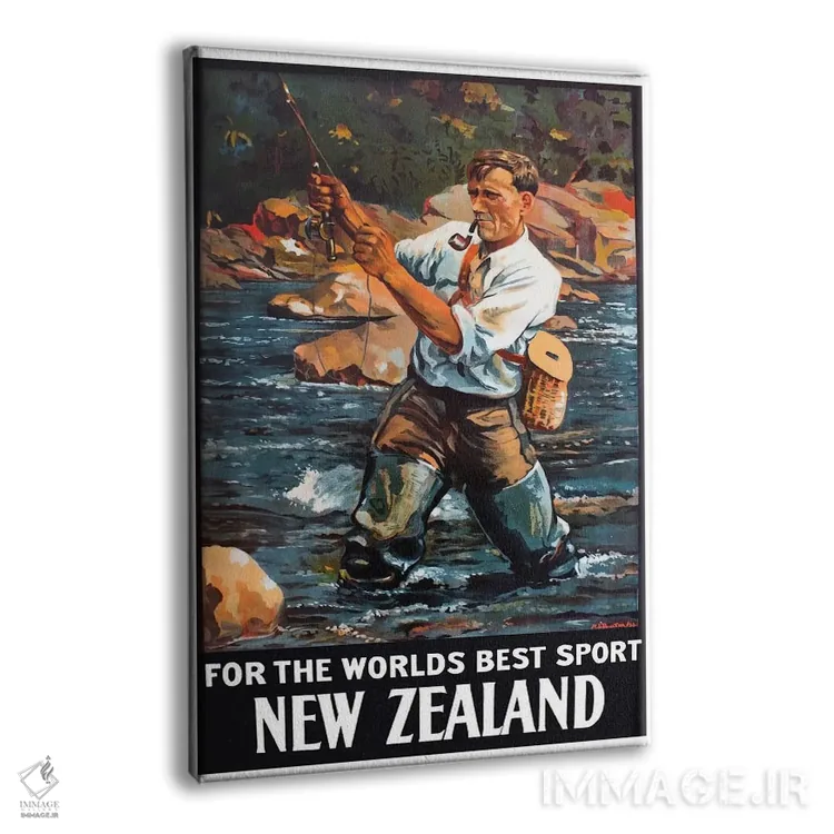تابلو دکوراتیو نیوزلند: برای بهترین ورزش های جهان - نمای پرسپکتیو محصول