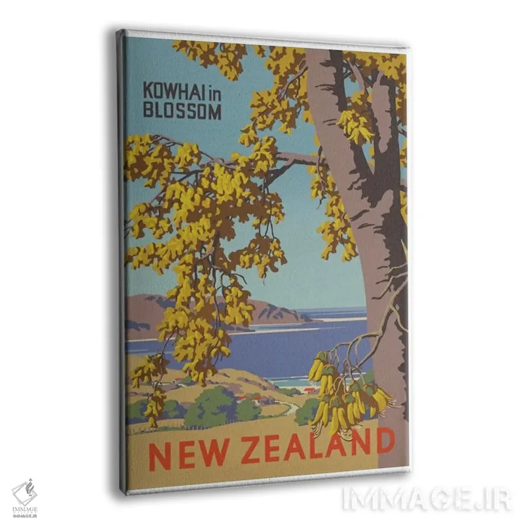 تابلو دکوراتیو نیوزلند: شکوفه های کوفای - نمای پرسپکتیو محصول