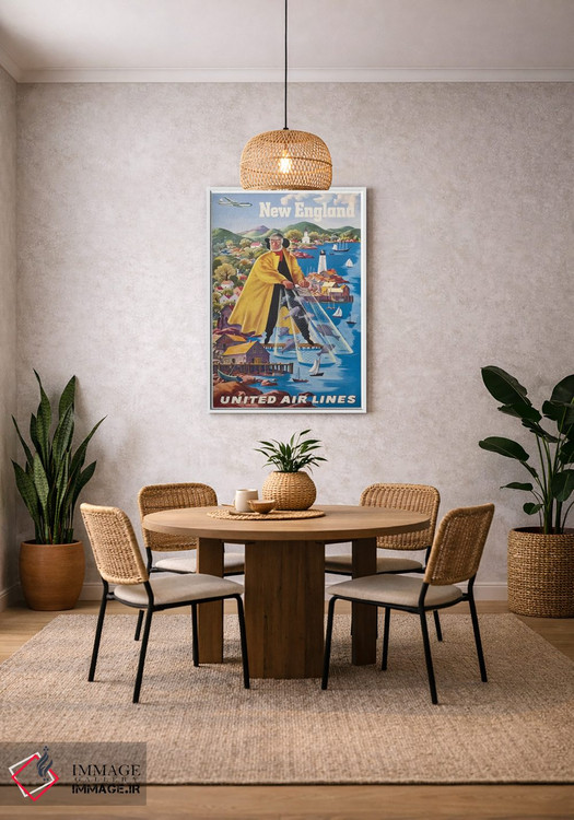 تابلو دکوراتیو نیوانگلند - D2W