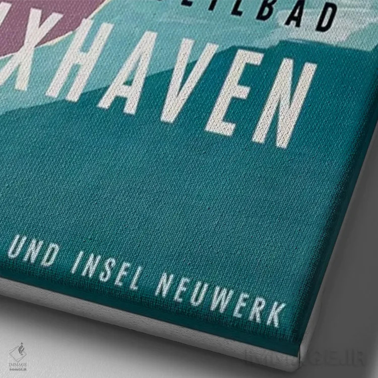 تابلو دکوراتیو Cuxhaven: Germany,ساحل درمانی دریای شمال، کوکسهافن - نمای نزدیک بافت بوم