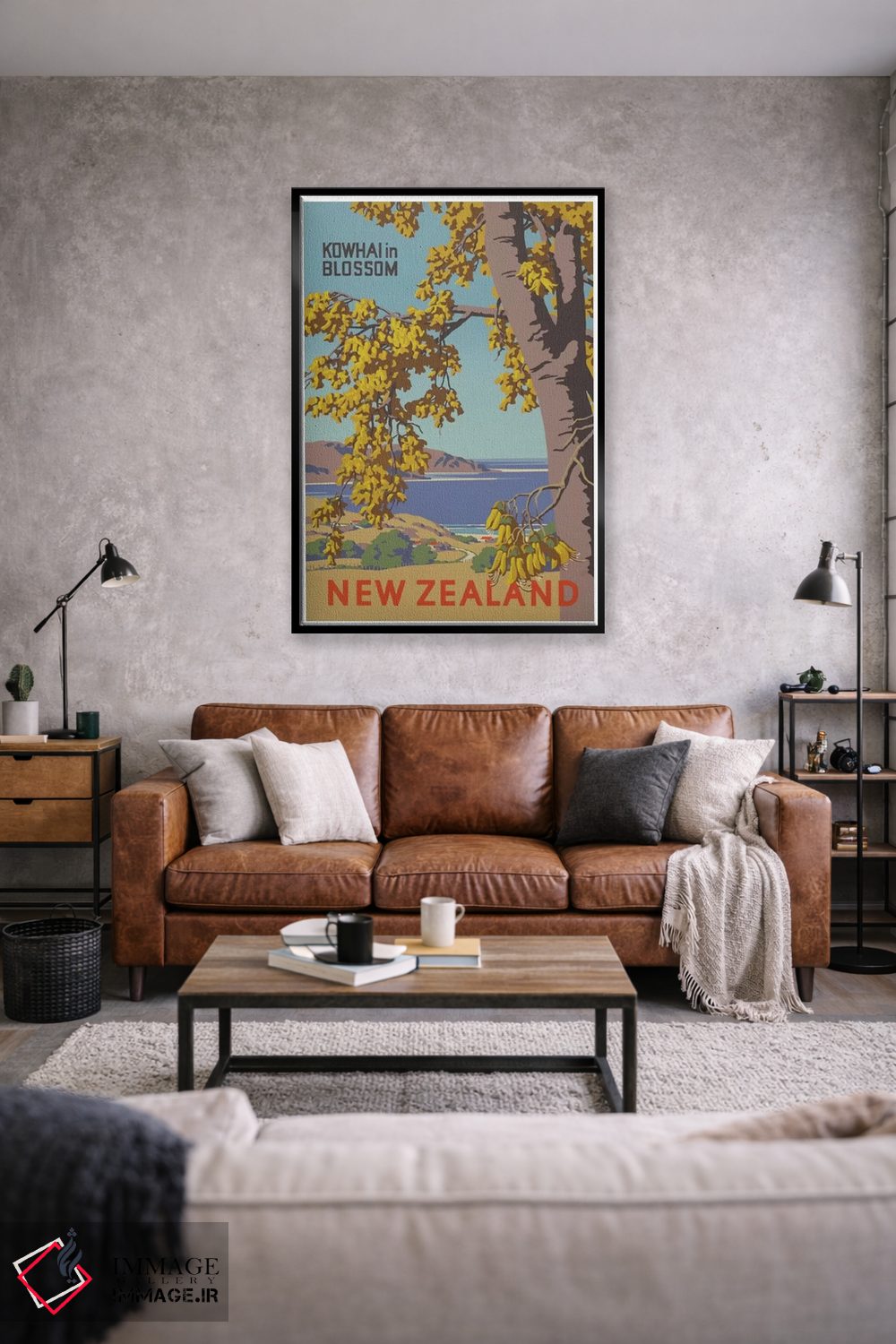 تابلو دکوراتیو نیوزلند: شکوفه های کوفای - D1B