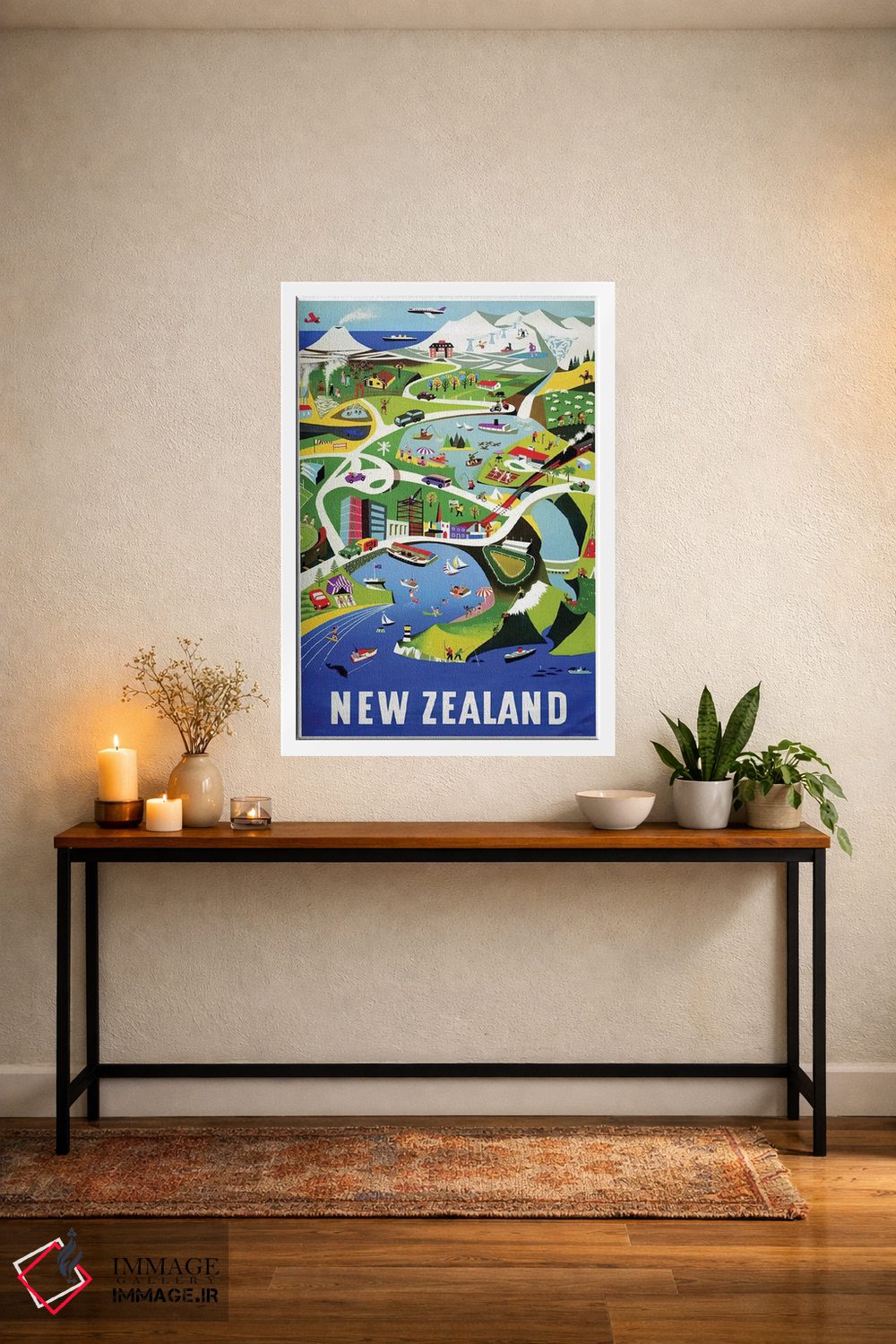 تابلو دکوراتیو نیوزلند I - D4W