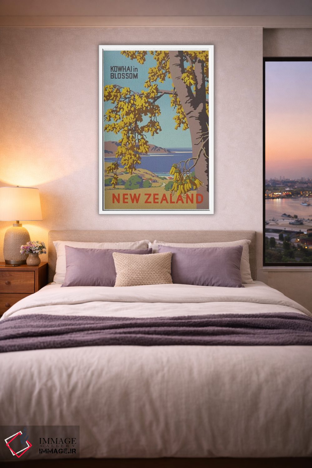 تابلو دکوراتیو نیوزلند: شکوفه های کوفای - D2W