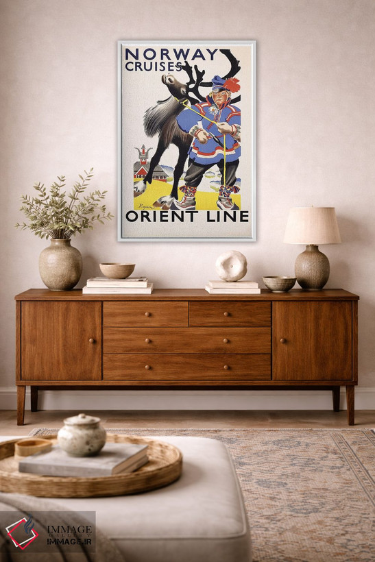 تابلو دکوراتیو Orient Line,کروزهای نروژ، شرکت اورینت لاین - D1W
