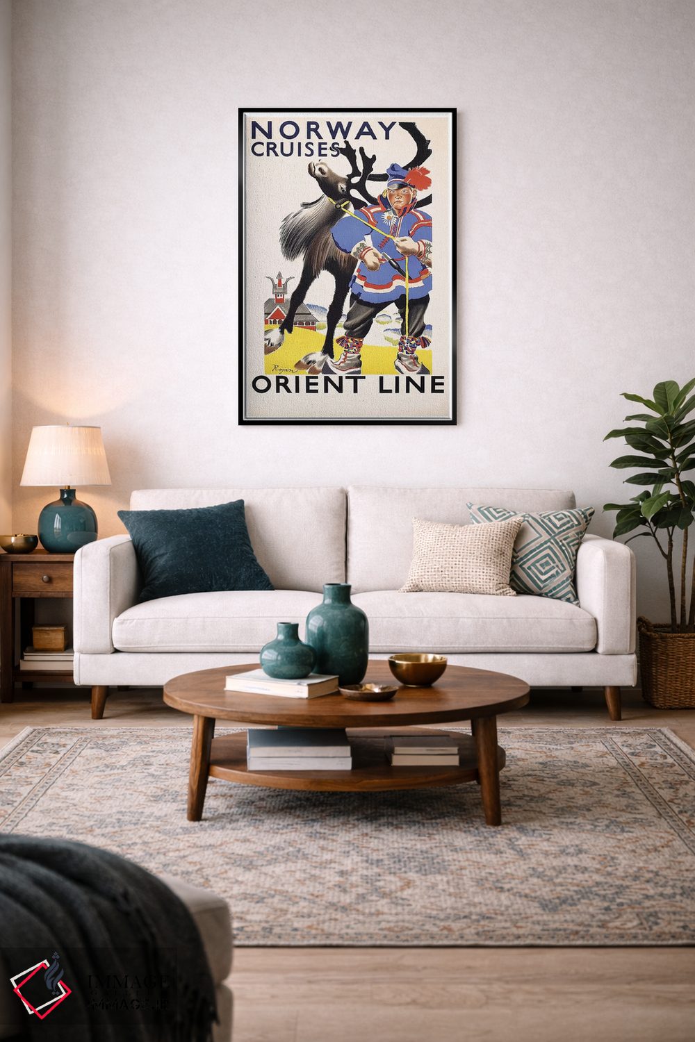 تابلو دکوراتیو Orient Line,کروزهای نروژ، شرکت اورینت لاین - D5B