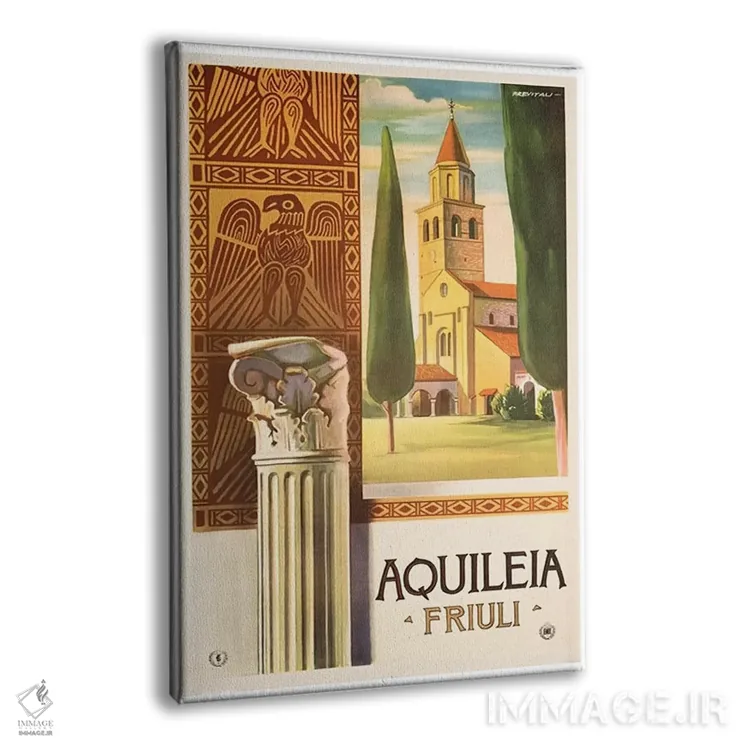 تابلو دکوراتیو Friuli,آکوئیلیا، فریولی - نمای پرسپکتیو محصول