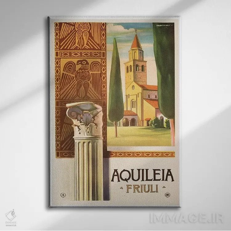 تابلو دکوراتیو Friuli,آکوئیلیا، فریولی - نمای روبهرو روی دیوار