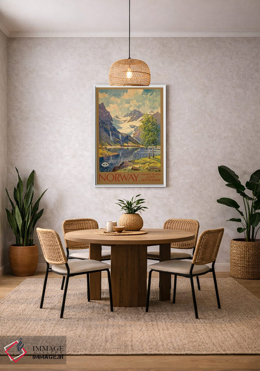 تابلو دکوراتیو June-September,نروژ: فصل تابستان، ژوئن تا سپتامبر - D2W