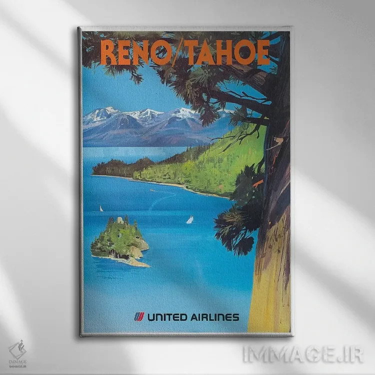 تابلو دکوراتیو رینو/تاهو - نمای روبهرو روی دیوار