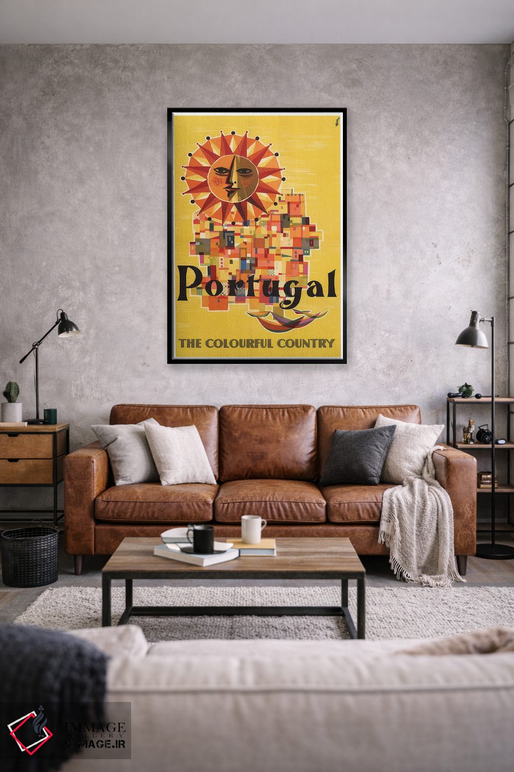 تابلو دکوراتیو پرتغال: کشور رنگارنگ - D2B