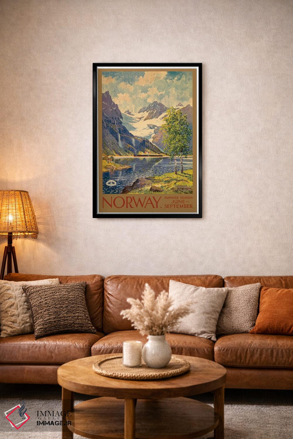 تابلو دکوراتیو June-September,نروژ: فصل تابستان، ژوئن تا سپتامبر - D4B