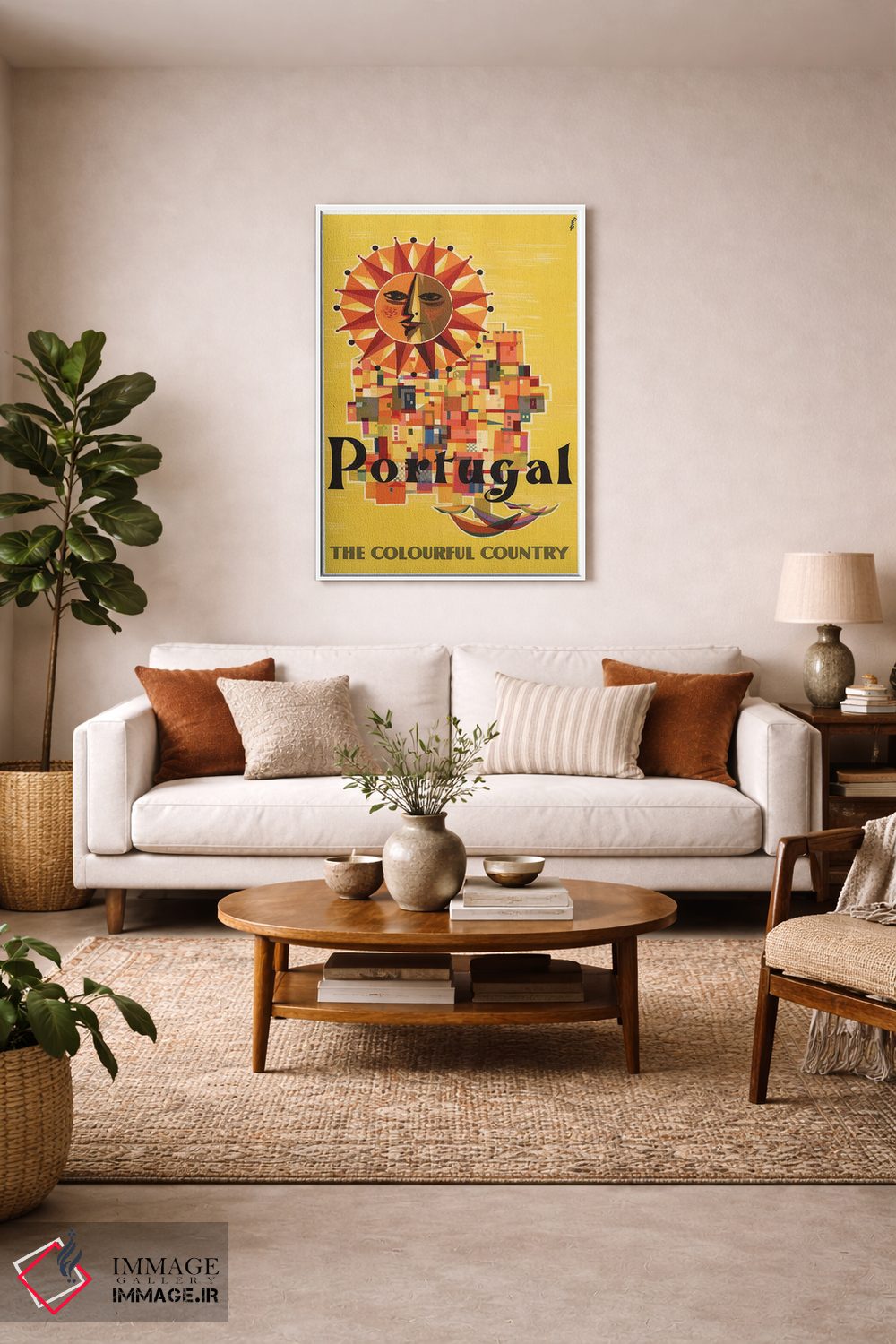 تابلو دکوراتیو پرتغال: کشور رنگارنگ - D4W