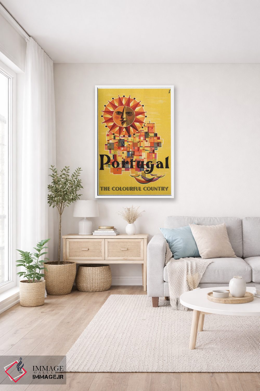 تابلو دکوراتیو پرتغال: کشور رنگارنگ - D3W