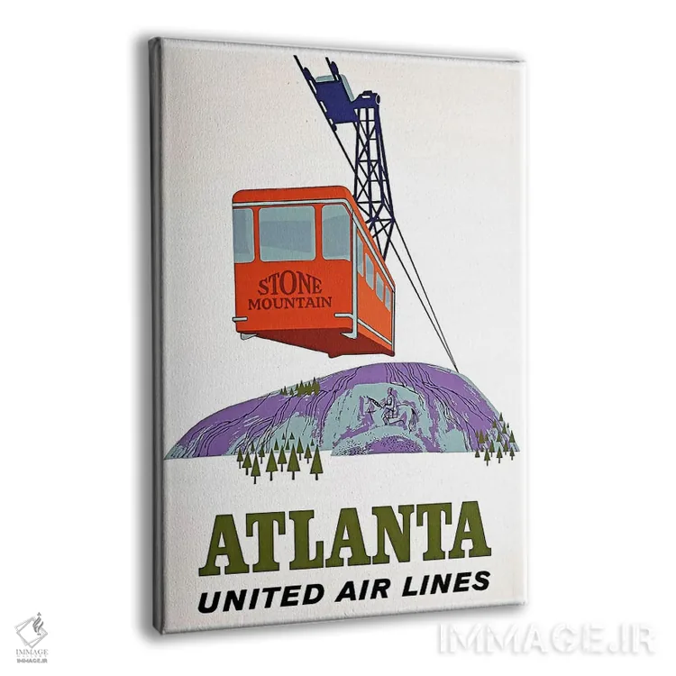 تابلو دکوراتیو Stone Mountain,آتلانتا، استون مانتین - نمای پرسپکتیو محصول