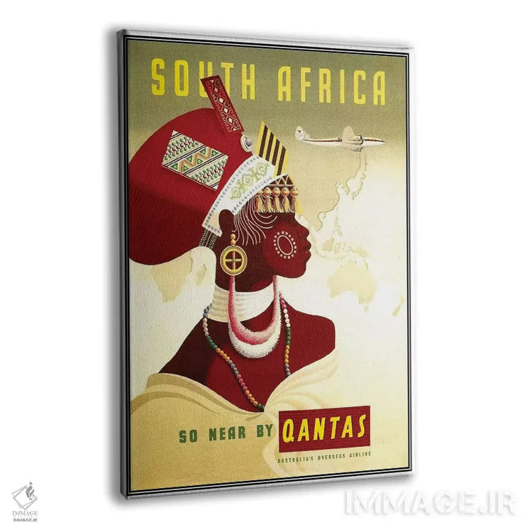 تابلو دکوراتیو آفریقای جنوبی - نمای پرسپکتیو محصول