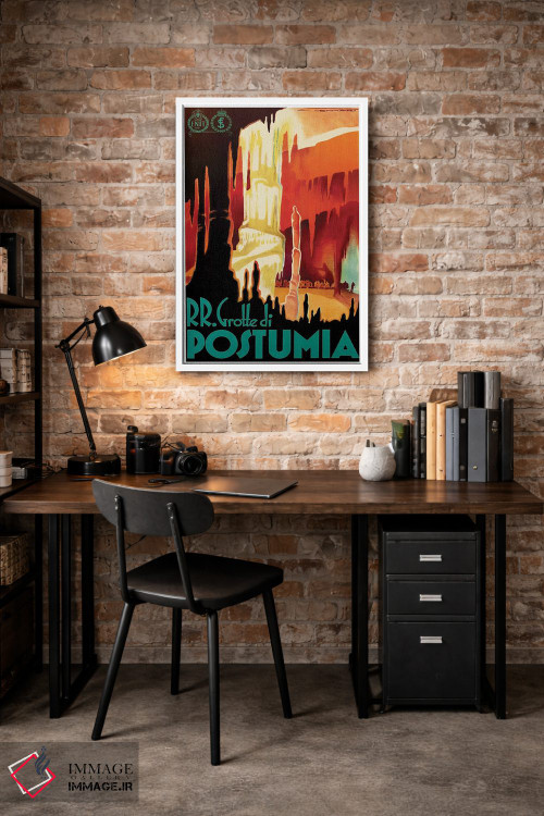 تابلو دکوراتیو راه آهن غار پستوینیا - D1W