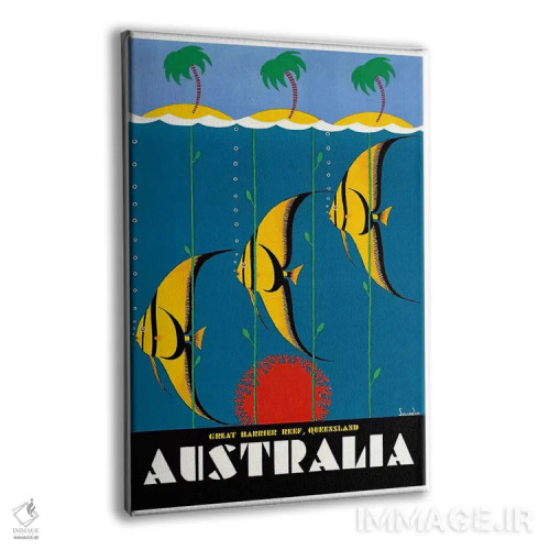 تابلو دکوراتیو استرالیا دو - نمای پرسپکتیو محصول