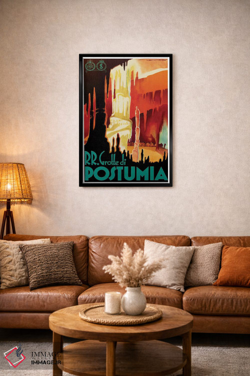 تابلو دکوراتیو راه آهن غار پستوینیا - D3B