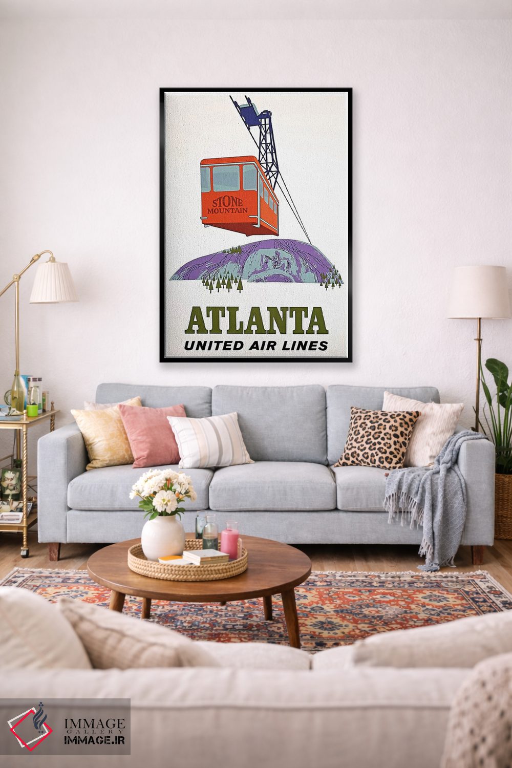 تابلو دکوراتیو Stone Mountain,آتلانتا، استون مانتین - D1B