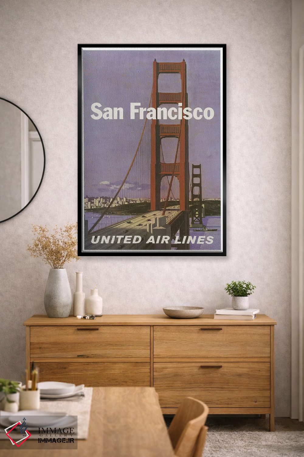 تابلو دکوراتیو سان فرانسیسکو - D3B