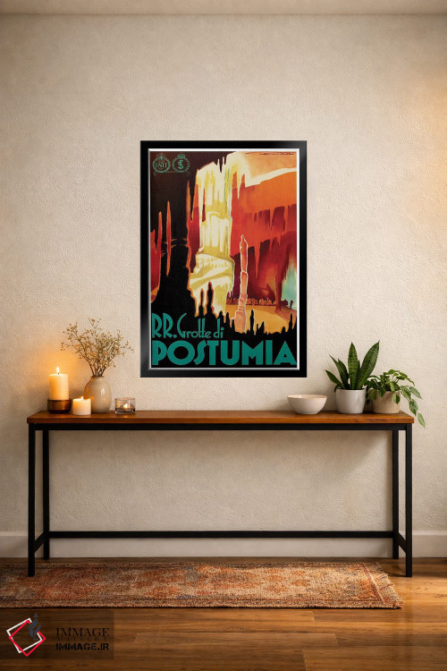 تابلو دکوراتیو راه آهن غار پستوینیا - D5B