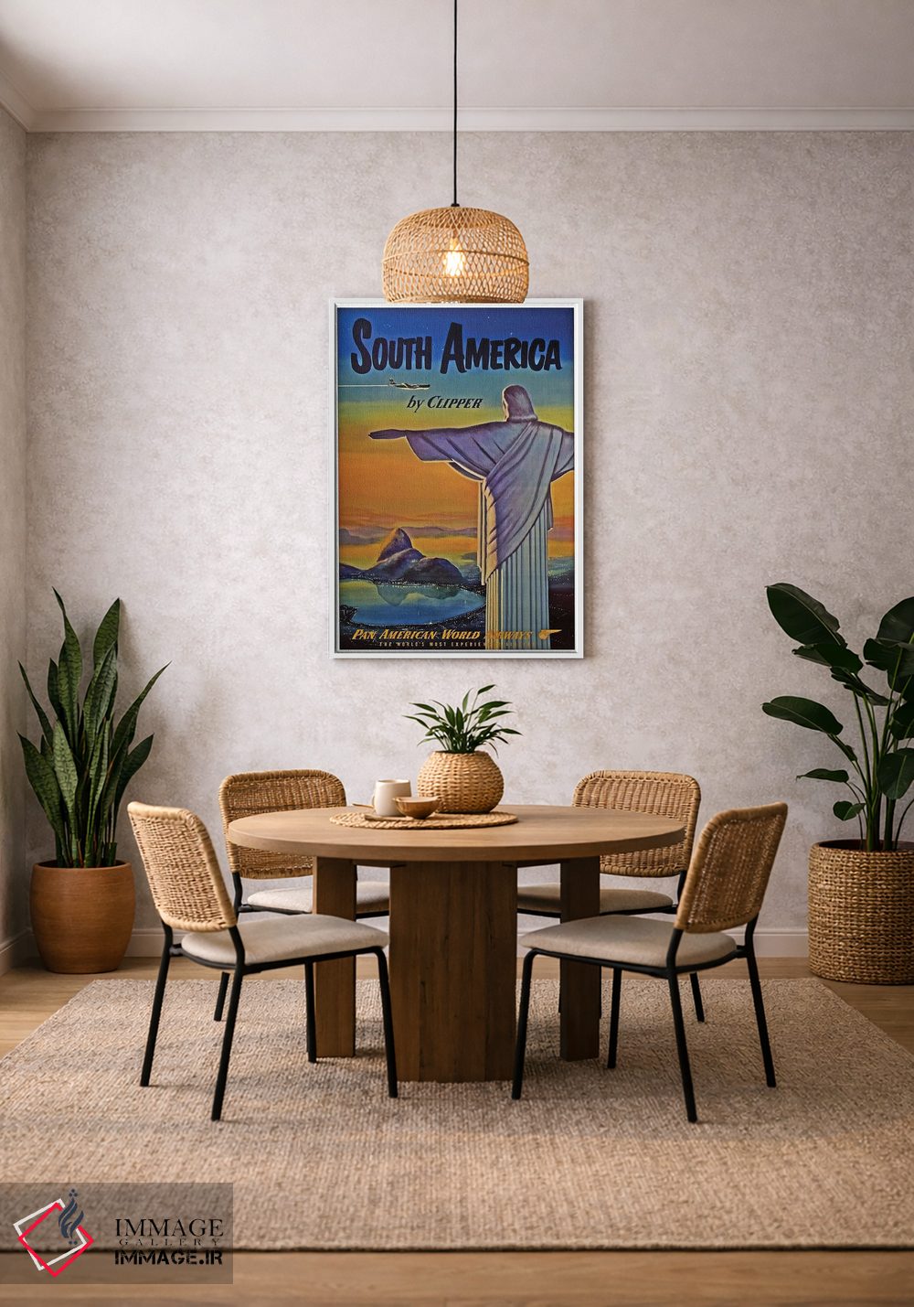 تابلو دکوراتیو آمریکای جنوبی - D2W