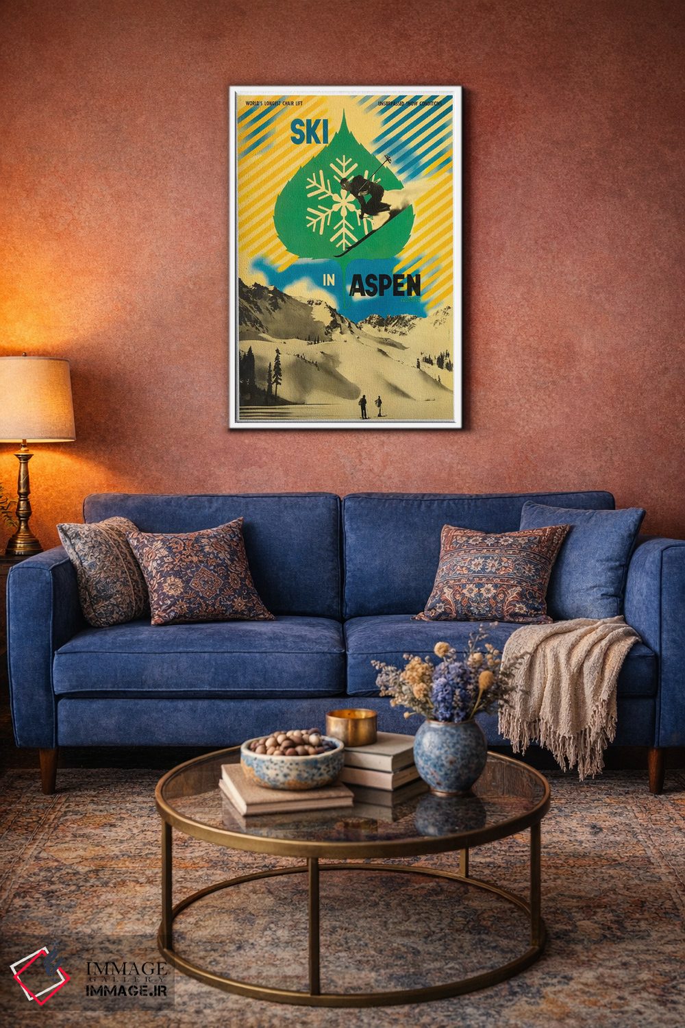 تابلو دکوراتیو اسکی در اسپن - D3W