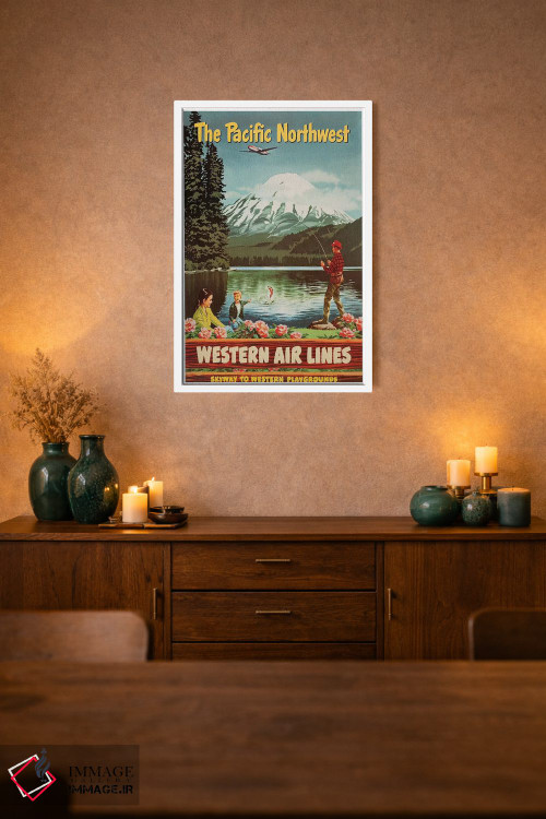 تابلو دکوراتیو شمال غربی اقیانوس آرام - D2W