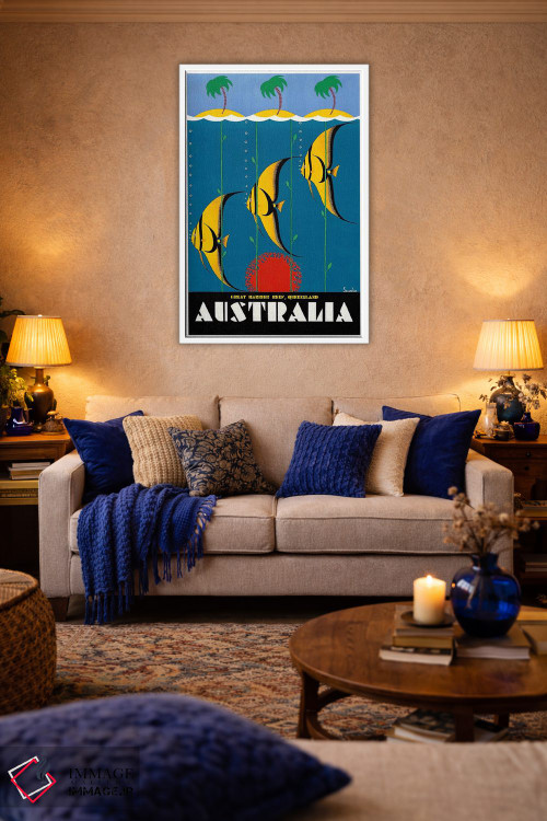 تابلو دکوراتیو استرالیا دو - D3W