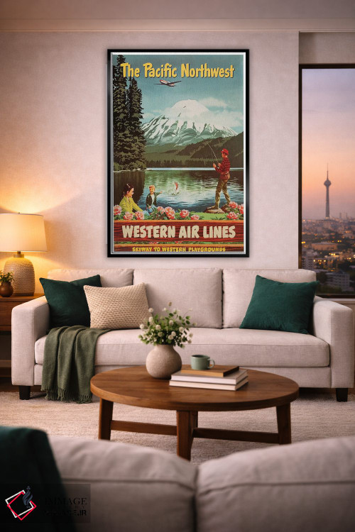 تابلو دکوراتیو شمال غربی اقیانوس آرام - D3B