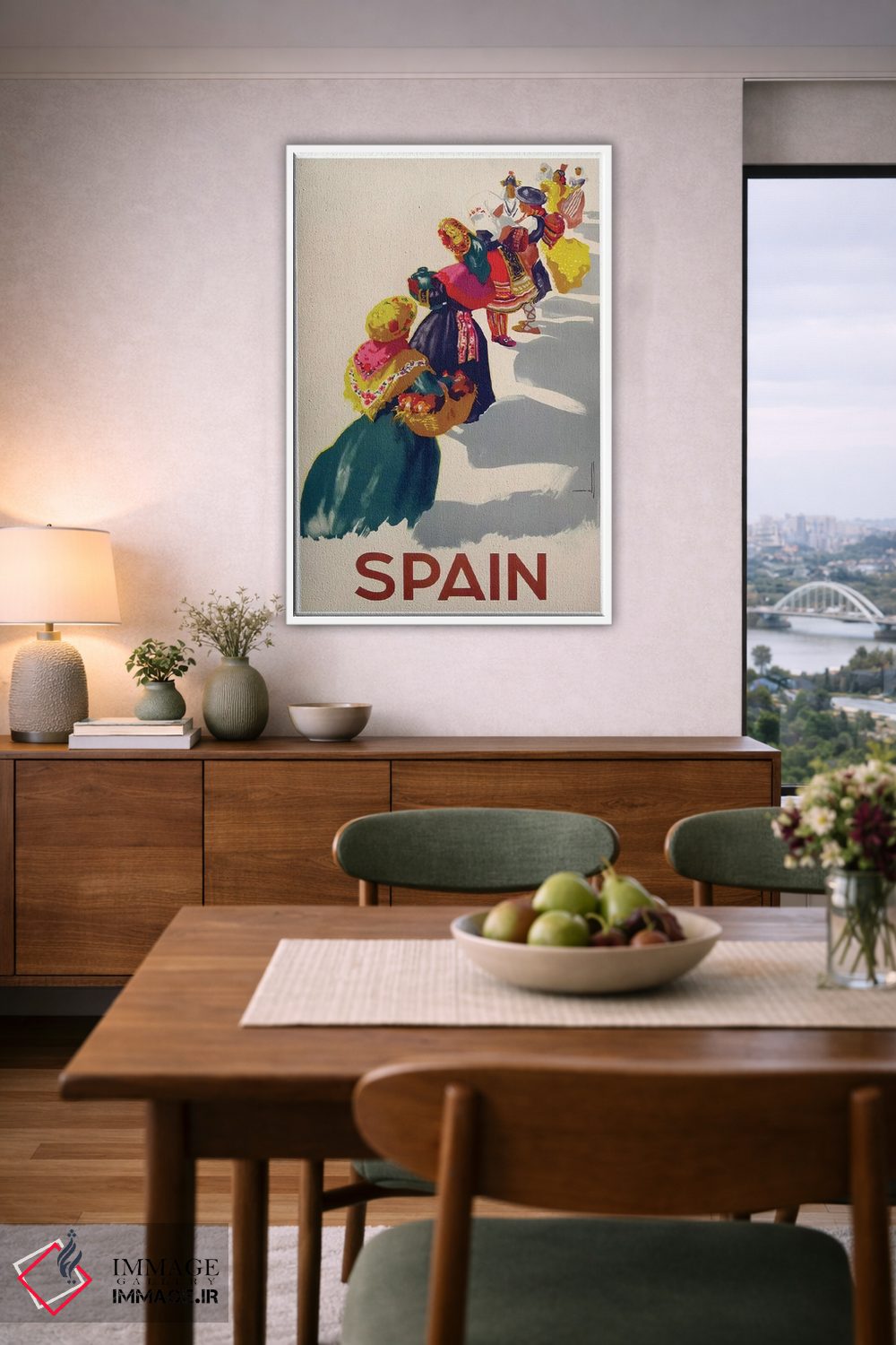 تابلو دکوراتیو اسپانیا دو - D5W