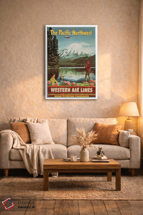 تابلو دکوراتیو شمال غربی اقیانوس آرام - D4W