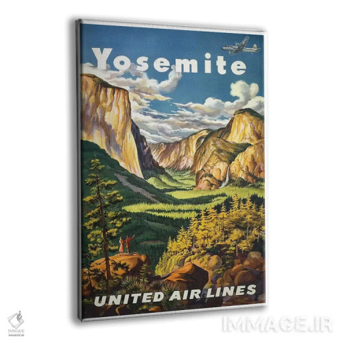 تابلو دکوراتیو پارک ملی یوسیمیتی - نمای پرسپکتیو محصول