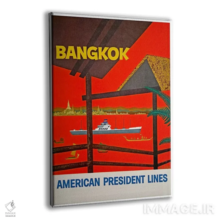 تابلو دکوراتیو Thailand,بانکوک، تایلند - نمای پرسپکتیو محصول