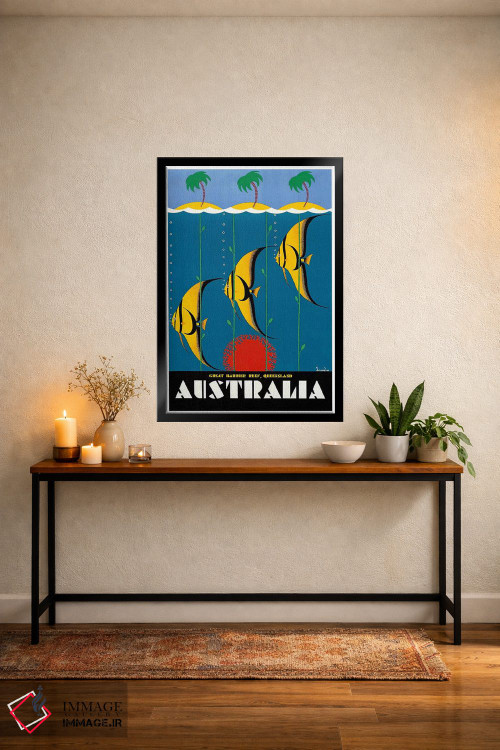 تابلو دکوراتیو استرالیا دو - D5B
