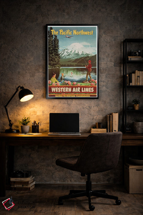 تابلو دکوراتیو شمال غربی اقیانوس آرام - D6B