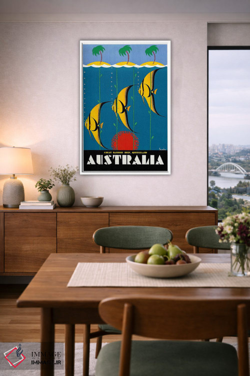 تابلو دکوراتیو استرالیا دو - D6W